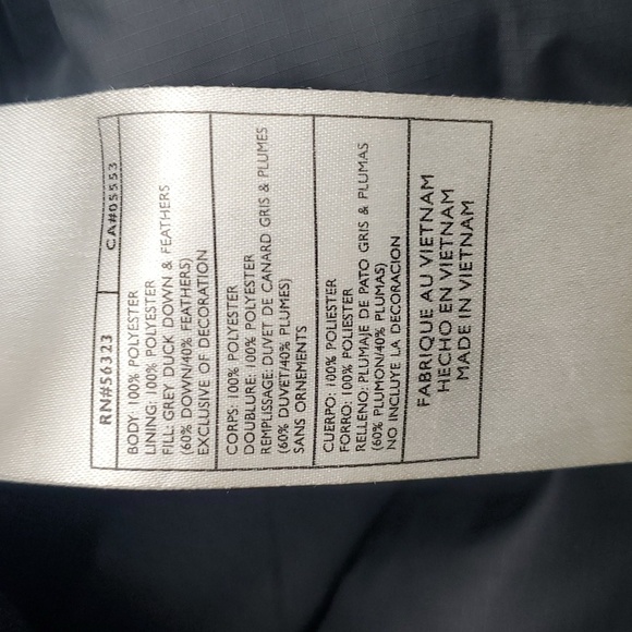 Nike Black 550 Down Puffer Jacket Coat Large - Picture 7 of 13
